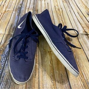 Nike SB Clutch Navy Blue Skateboarding Lace Up Sneakers Size 10